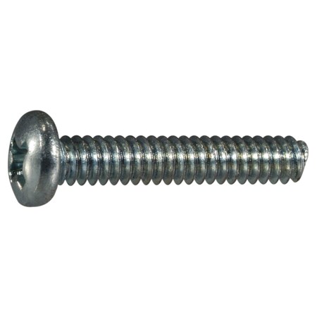 Midwest Fastener #4-40 x 5/8 in Phillips Pan Machine Screw, Zinc Plated Steel, 60 PK 77425